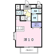 ブローテ羽山Ｂ 203 ｜ 山口県下関市羽山町（賃貸アパート1R・2階・31.50㎡） その2