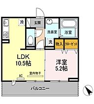 グランコート 202 ｜ 山口県下関市有冨（賃貸アパート1LDK・2階・40.04㎡） その2