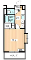 才川マンション 307 ｜ 山口県下関市長府才川1丁目（賃貸マンション1K・3階・23.10㎡） その2