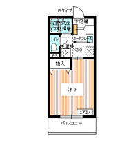 マリンコート吉見 203 ｜ 山口県下関市吉見新町2丁目（賃貸マンション1K・2階・29.03㎡） その2