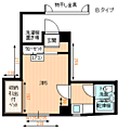 サンライズミナミ4階2.2万円