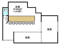 ニュー嵯峨野ビルの間取図画像