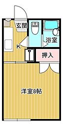 間取図画像 1K