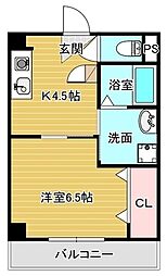 間取図画像 1K