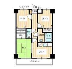 物件の間取り