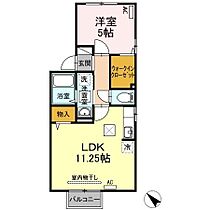 グラン・カフリエII　A棟. 101 ｜ 山口県宇部市大小路3丁目（賃貸アパート1LDK・1階・41.26㎡） その2