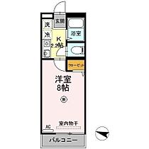 バウハウス弐番館 107 ｜ 山口県宇部市東琴芝1丁目（賃貸アパート1K・1階・22.57㎡） その2