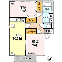 物件の間取り