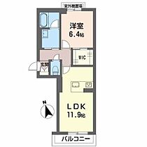 シャーメゾンＤＡＩ 206 ｜ 山口県防府市車塚町（賃貸マンション1LDK・2階・46.96㎡） その2