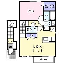 サン　スクエア　Ｃ 202 ｜ 山口県防府市新橋町（賃貸アパート1LDK・2階・46.28㎡） その2