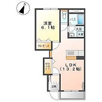 アシューレ 105 ｜ 山口県防府市勝間3丁目（賃貸アパート1LDK・1階・43.90㎡） その2