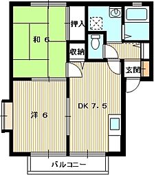 間取図画像 2DK