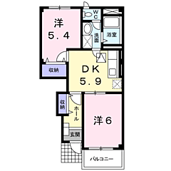 物件の間取り