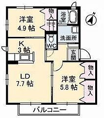 物件の間取り