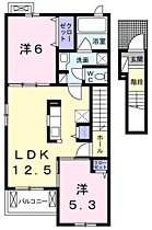 サニーガーデン B202 ｜ 兵庫県三木市加佐（賃貸アパート2LDK・2階・57.32㎡） その2