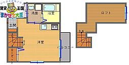 アメニティー東小島 ワンルームの間取図画像