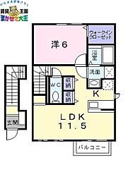 アメニティ　コーポラス 2階