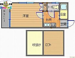 ディノ滑石 2階/-