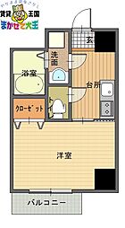 FORESTアカサコ 1Kの間取図画像