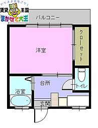 上西山ハイツ 1階