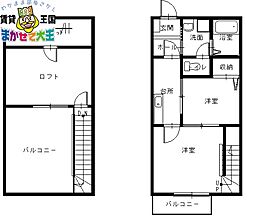 ハイムセレクト3 2SKの間取図画像