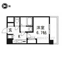 京都府京都市下京区南夷町（賃貸マンション1K・2階・24.60㎡） その2