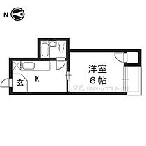 シモン堀川 202 ｜ 京都府京都市上京区下立売通黒門西入橋西二町目（賃貸マンション1K・2階・25.00㎡） その2