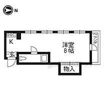 晃華ハイツ 335 ｜ 京都府京都市左京区鹿ケ谷西寺ノ前町（賃貸マンション1K・3階・20.00㎡） その2