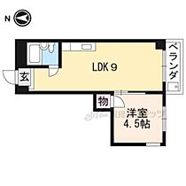 京都府京都市左京区粟田口鳥居町（賃貸マンション1LDK・4階・30.00㎡） その2