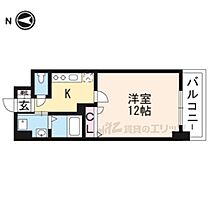 京都府京都市中京区西ノ京月輪町（賃貸マンション1K・3階・34.49㎡） その2