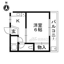 ハイツグリーン 103 ｜ 京都府京都市上京区今出川通烏丸東入相国寺門前町（賃貸アパート1K・1階・21.15㎡） その2