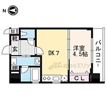 京都府京都市下京区西七条北月読町（賃貸マンション1DK・5階・30.36㎡） その2