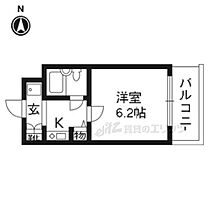 デ・リード御所北 203 ｜ 京都府京都市上京区塔之段今出川上る1丁目下塔之段町（賃貸マンション1K・2階・17.67㎡） その1