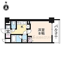 京都府京都市右京区西院安塚町（賃貸マンション1K・6階・26.28㎡） その2