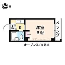 ハウス今出川 4-B ｜ 京都府京都市上京区今出川通出町西入上る三芳町（賃貸マンション1K・4階・15.00㎡） その2