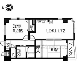ＴＡＫＥ7 3階2LDKの間取り