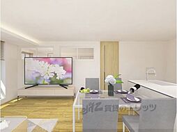 パ―チェ三条菊鉾町 302 3階1LDKのリビング/ダイニング