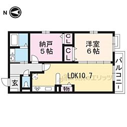 グラン佐竹 2LDKの間取図画像