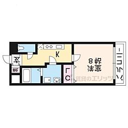 Maison・Belong 1Kの間取図画像