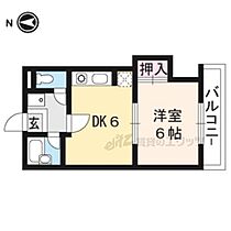 京都府京都市上京区大宮通中立売下る常陸町（賃貸マンション1DK・4階・28.80㎡） その2