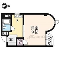 ロータスクラタ 501 ｜ 京都府京都市左京区下鴨本町（賃貸マンション1K・5階・22.87㎡） その2