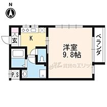 京都府京都市左京区吉田本町（賃貸マンション1K・1階・27.43㎡） その2