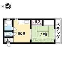 京都府京都市中京区西ノ京伯楽町（賃貸マンション1DK・4階・25.00㎡） その2