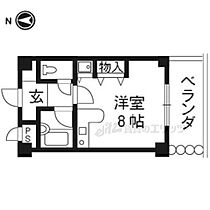 ランブラス西院 202 ｜ 京都府京都市右京区西院乾町（賃貸マンション1R・2階・24.20㎡） その2