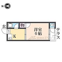 寿ハイツ 102 ｜ 京都府京都市左京区北白川西町（賃貸アパート1K・1階・17.82㎡） その2