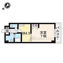 エス・キュート京都下鴨東 205 ｜ 京都府京都市左京区高野清水町（賃貸マンション1DK・2階・28.80㎡） その1