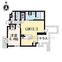 イーグルコート御所南柳馬場二条  ｜ 京都府京都市中京区柳馬場通二条上る六丁目（賃貸マンション1LDK・1階・44.67㎡） その2