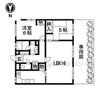 京都府京都市左京区田中里ノ内町（賃貸マンション2LDK・1階・72.00㎡） その1