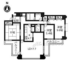物件の間取り