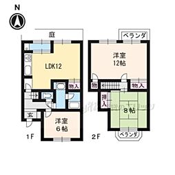 京阪本線 出町柳駅 徒歩11分の賃貸マンション 1階4DKの間取り